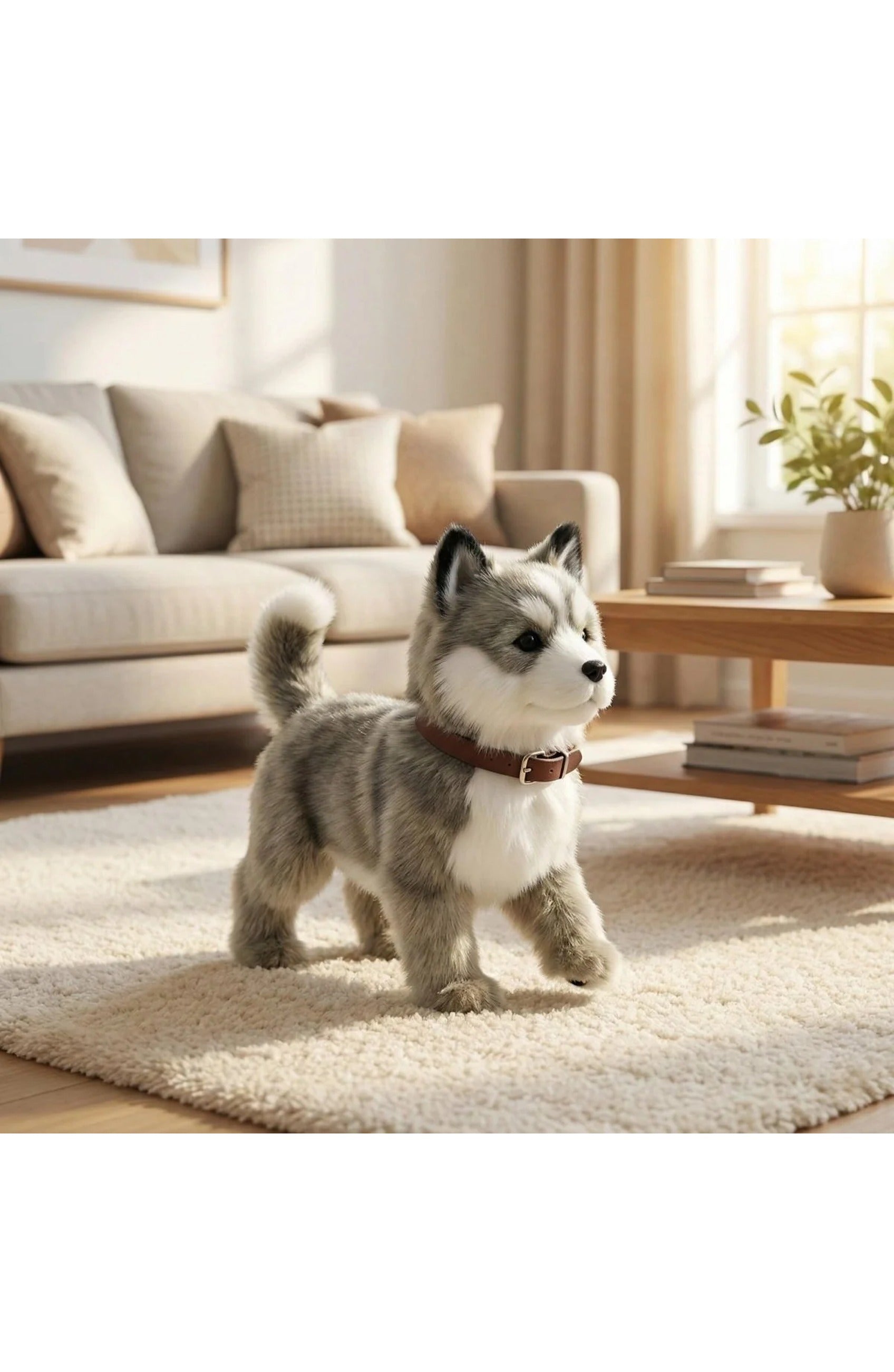 Interactive Robot Puppy Toy with Walking and Barking