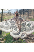 Moth Wing Chiffon Cape