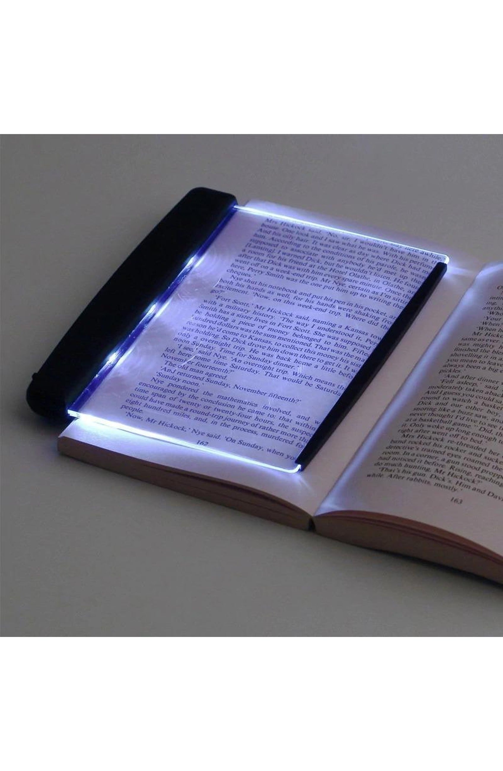 Flat LED Reading Light Panel for Books and Notes