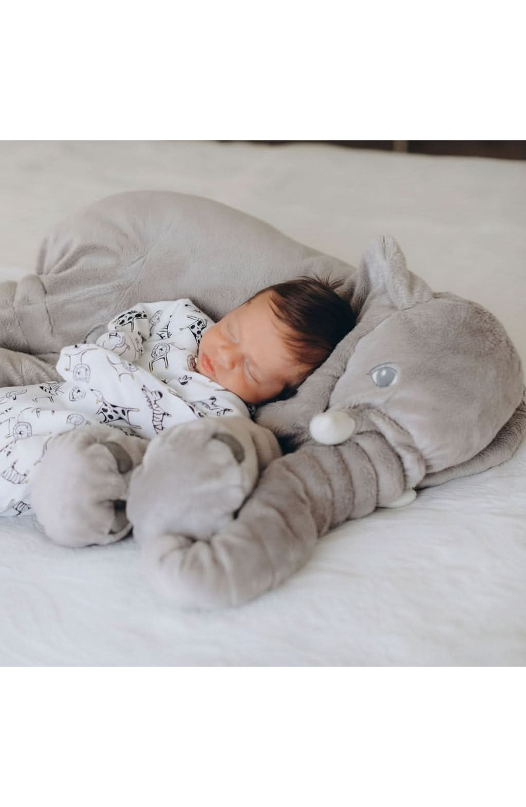 Soft Elephant Cuddly Toy and Pillow for Kids