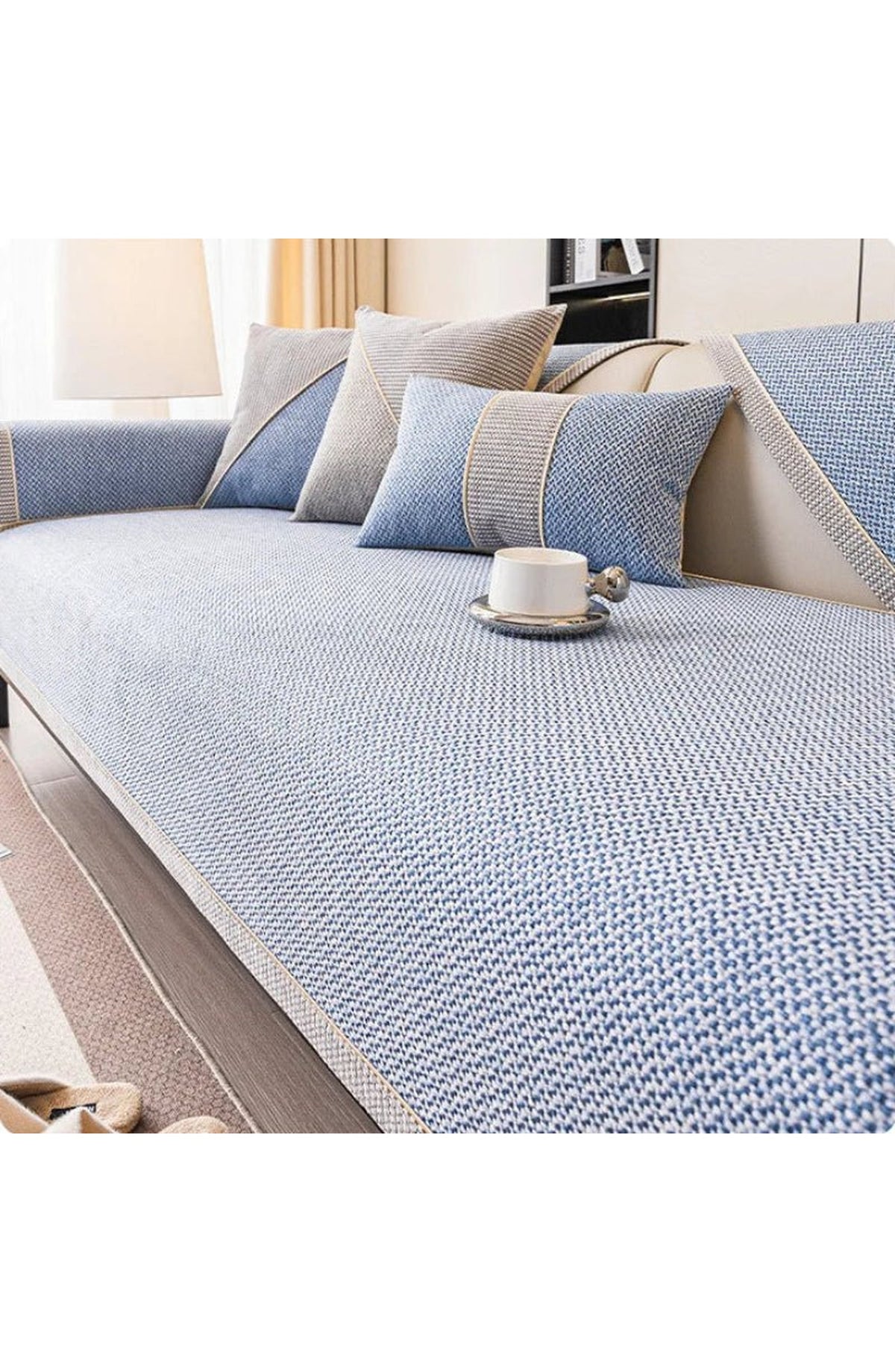 Non-Slip Cotton Linen Sofa Cover