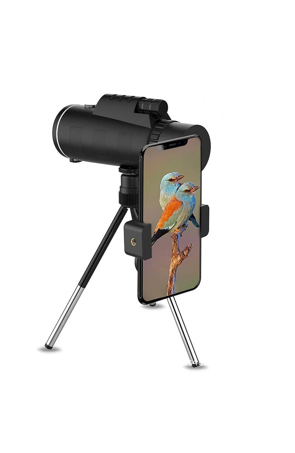 Portable Monocular Telescope with Phone Mount