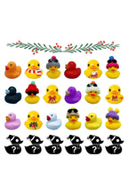 Rubber Duck Advent Calendar with 24 Ducks