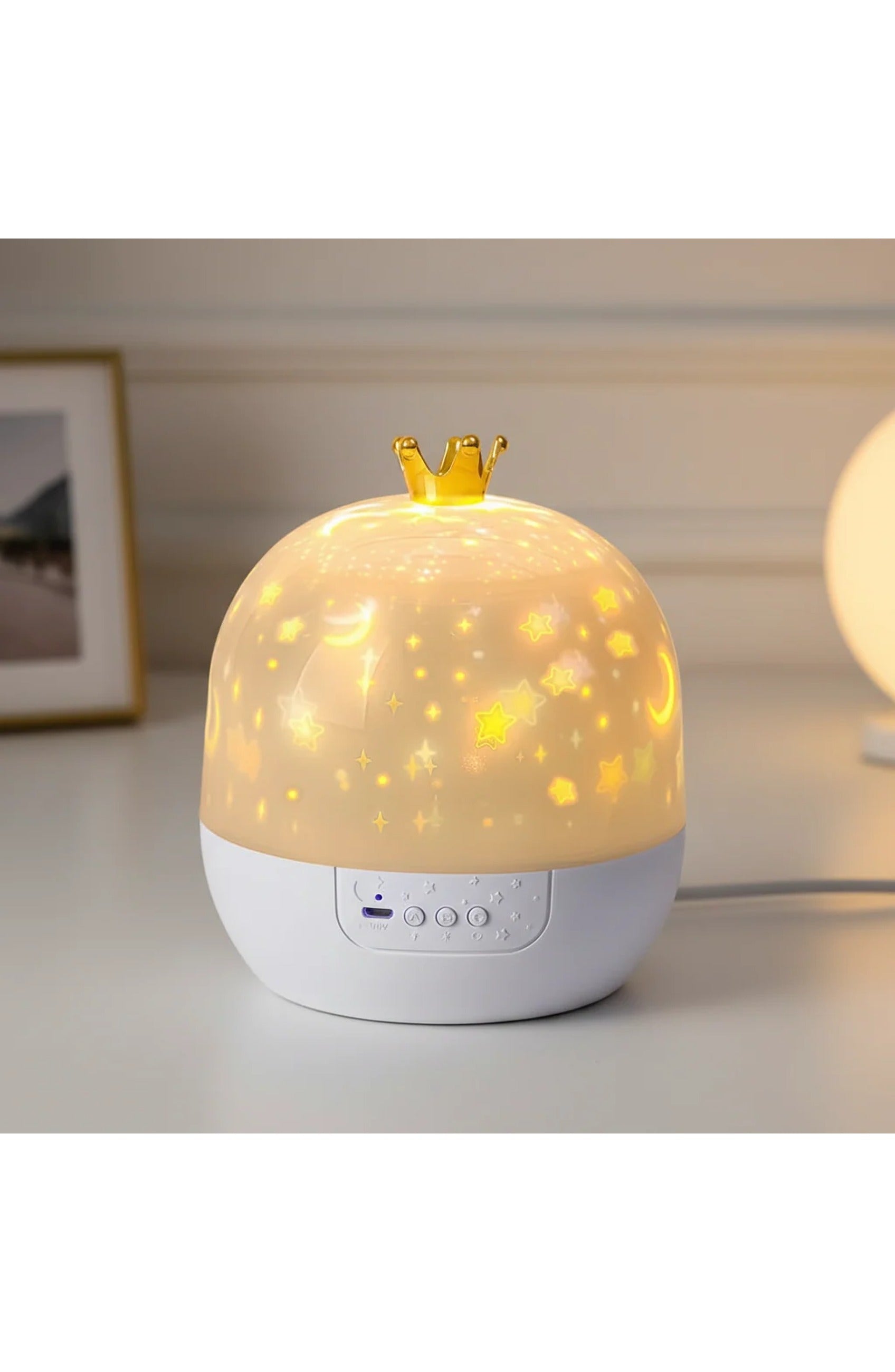 Kids Night Light Projector with Rotating Star Patterns