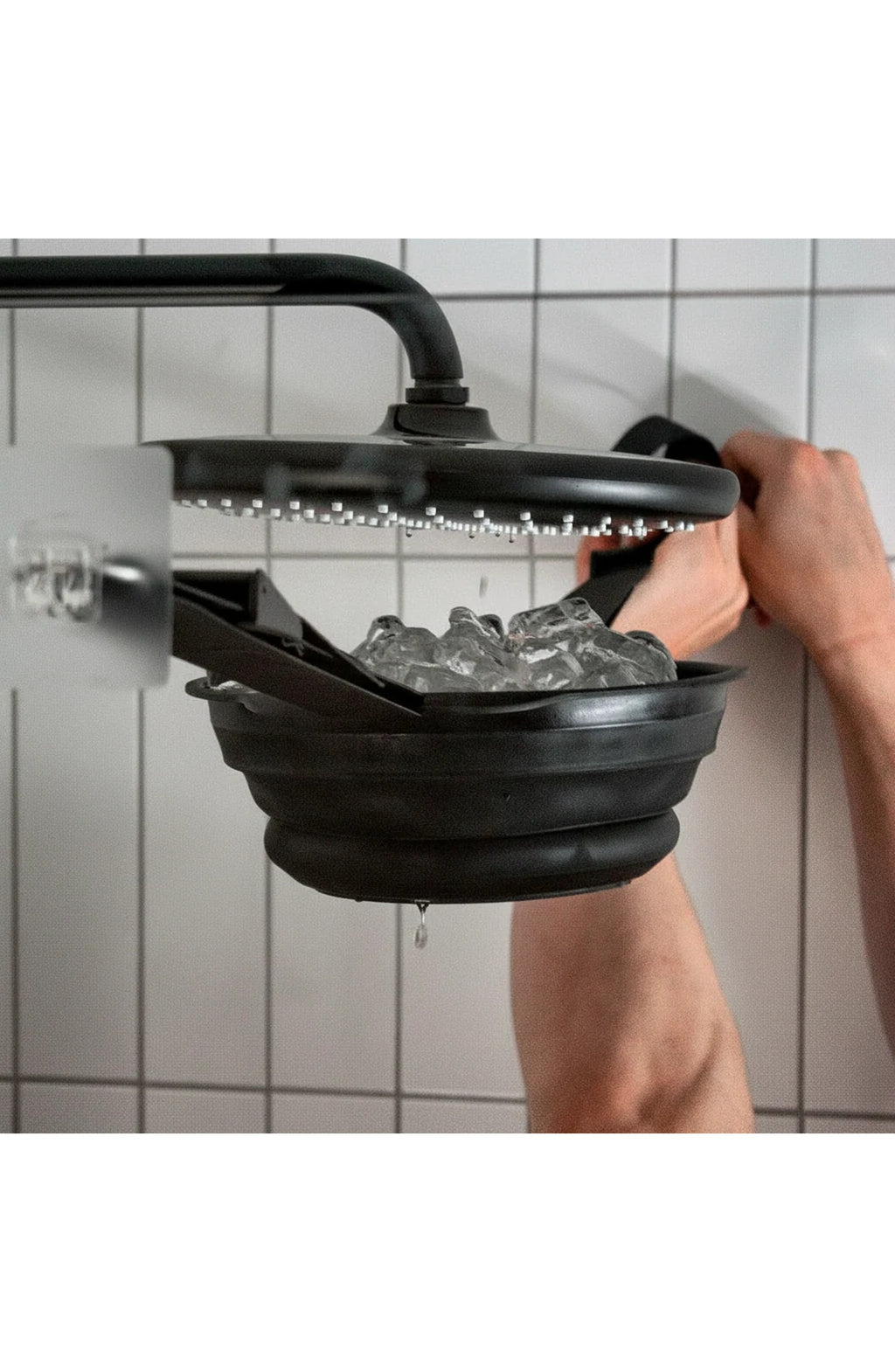 Ice Bowl Shower Attachment for Cold Water Rinses