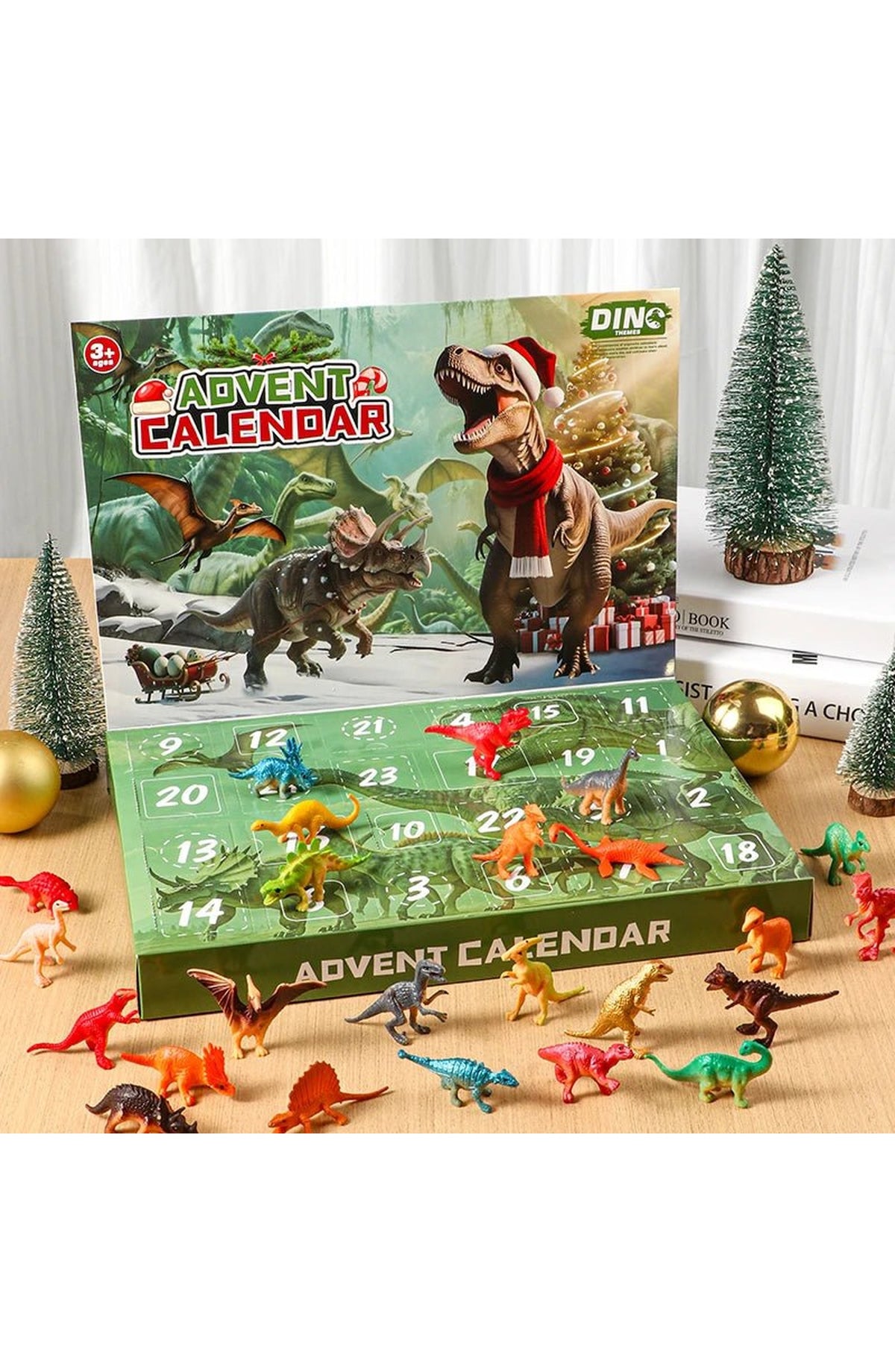 Dinosaur Advent Calendar with 24 Toys