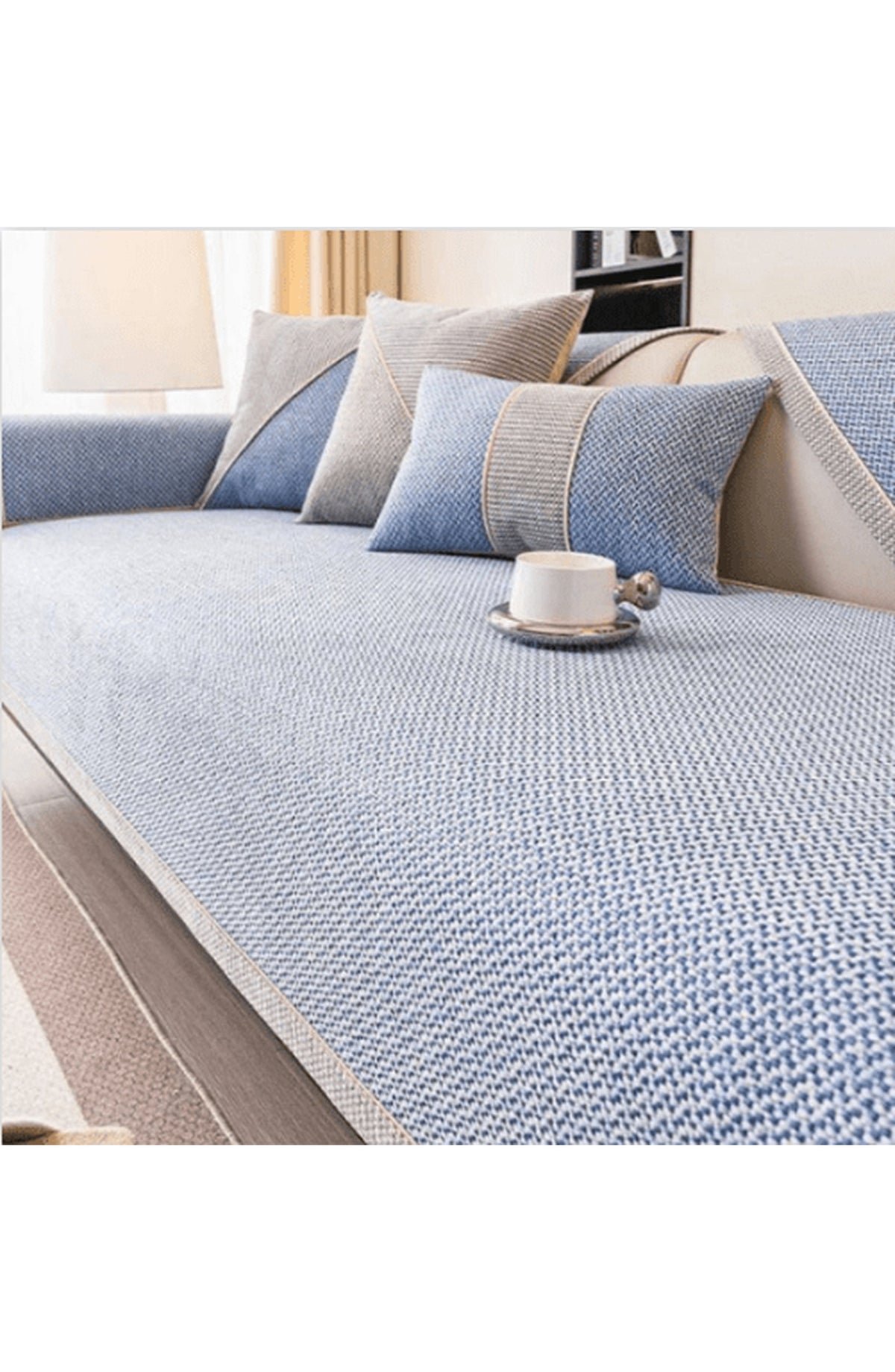 Non-Slip Cotton Linen Sofa Cover