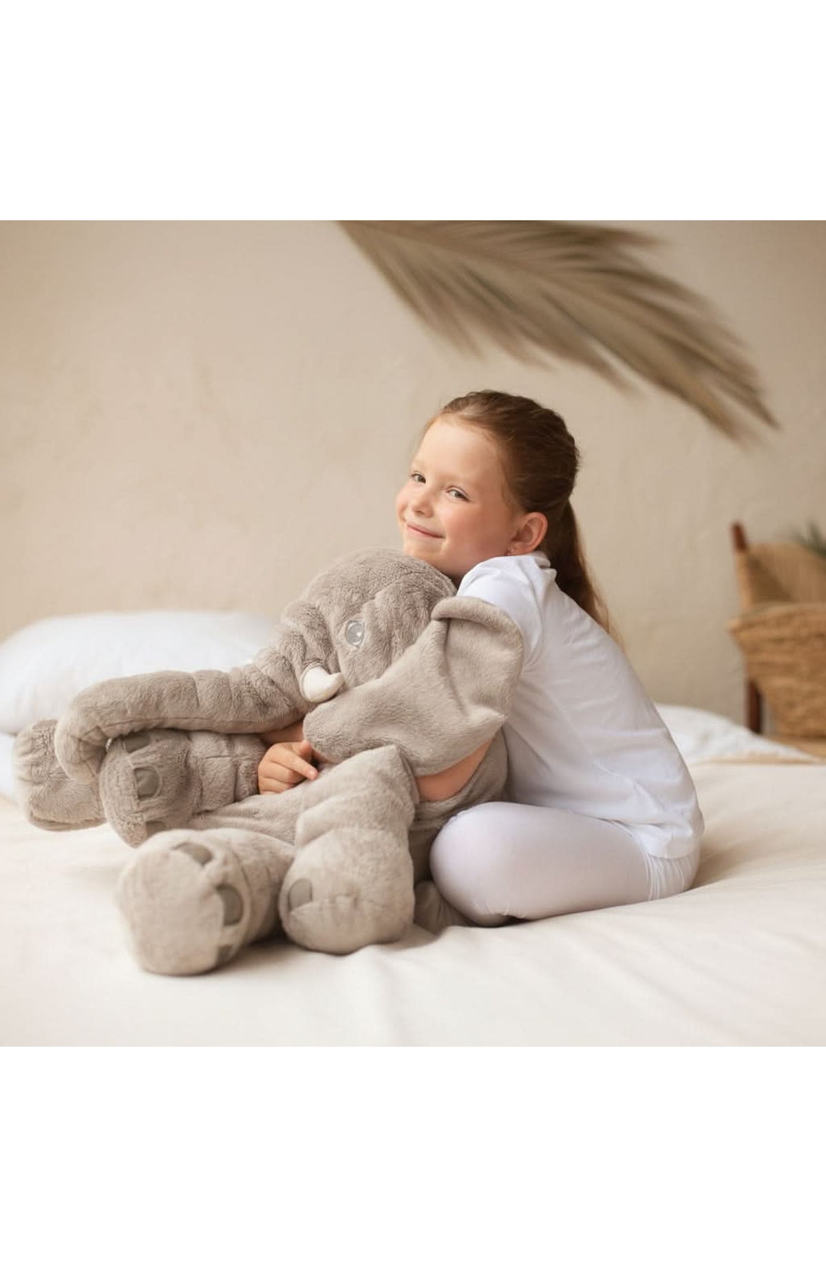 Soft Elephant Cuddly Toy and Pillow for Kids