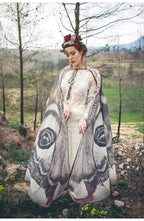 Moth Wing Chiffon Cape