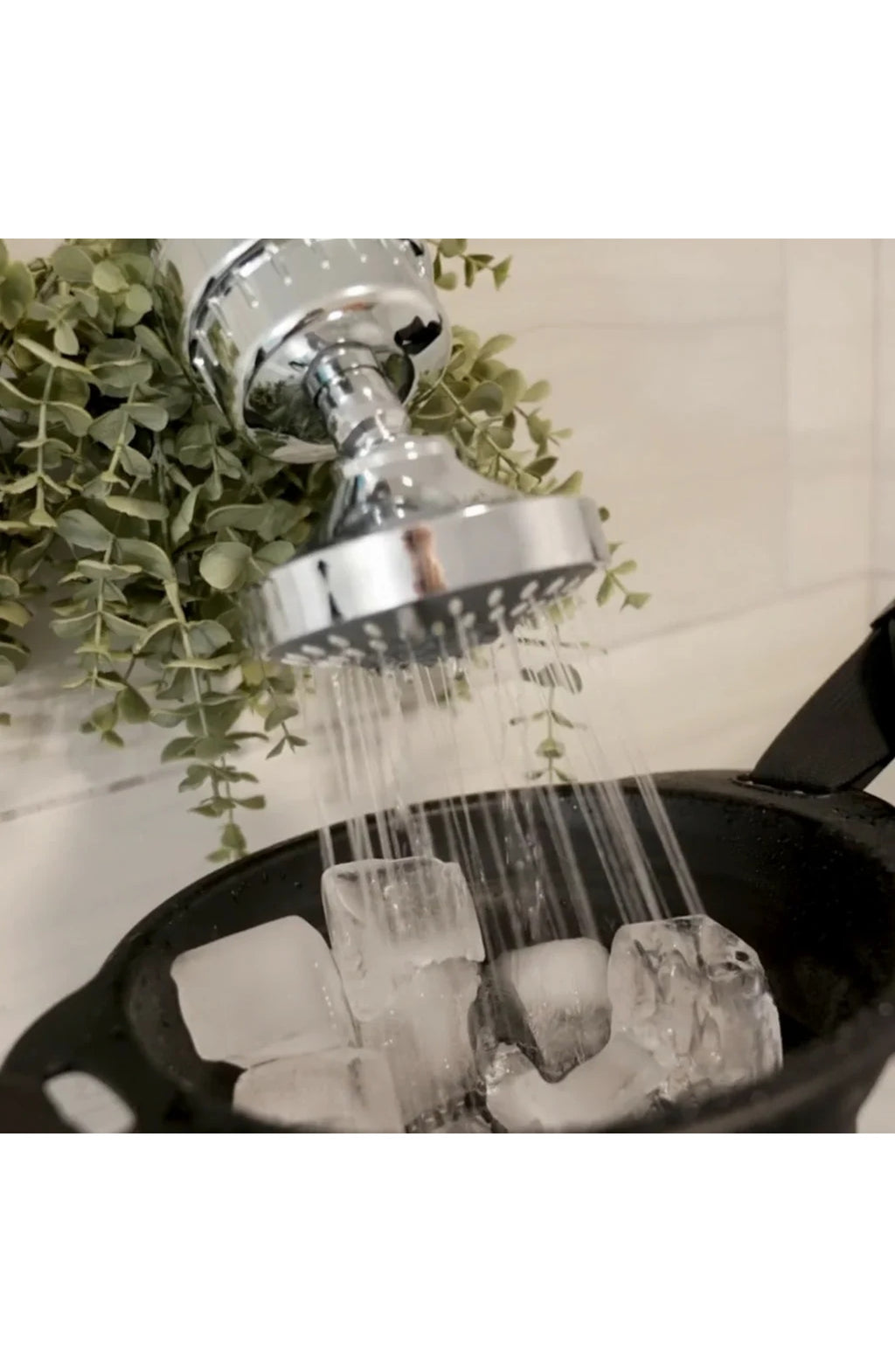 Ice Bowl Shower Attachment for Cold Water Rinses