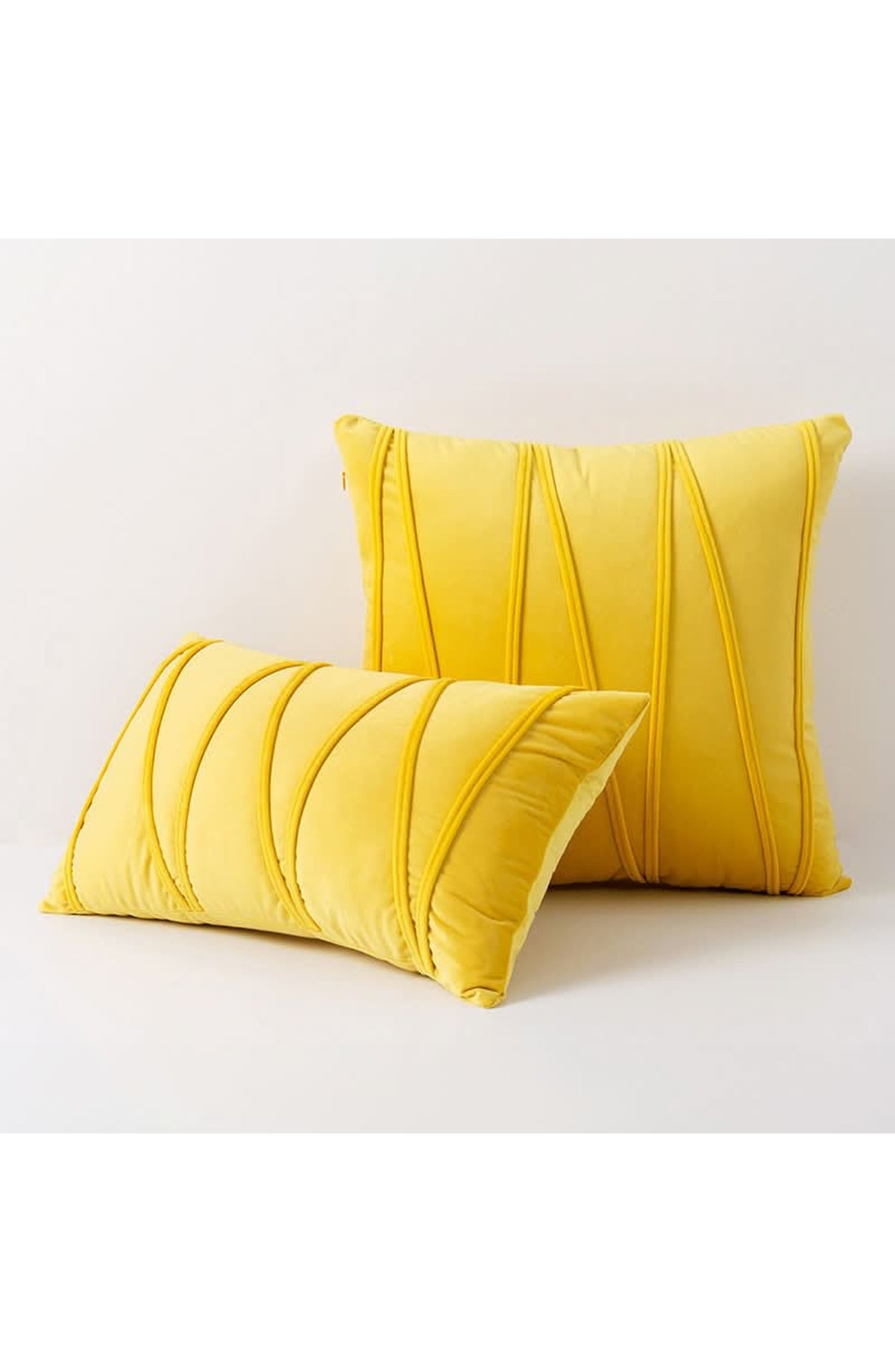Velvet Cushion with Removable Cover