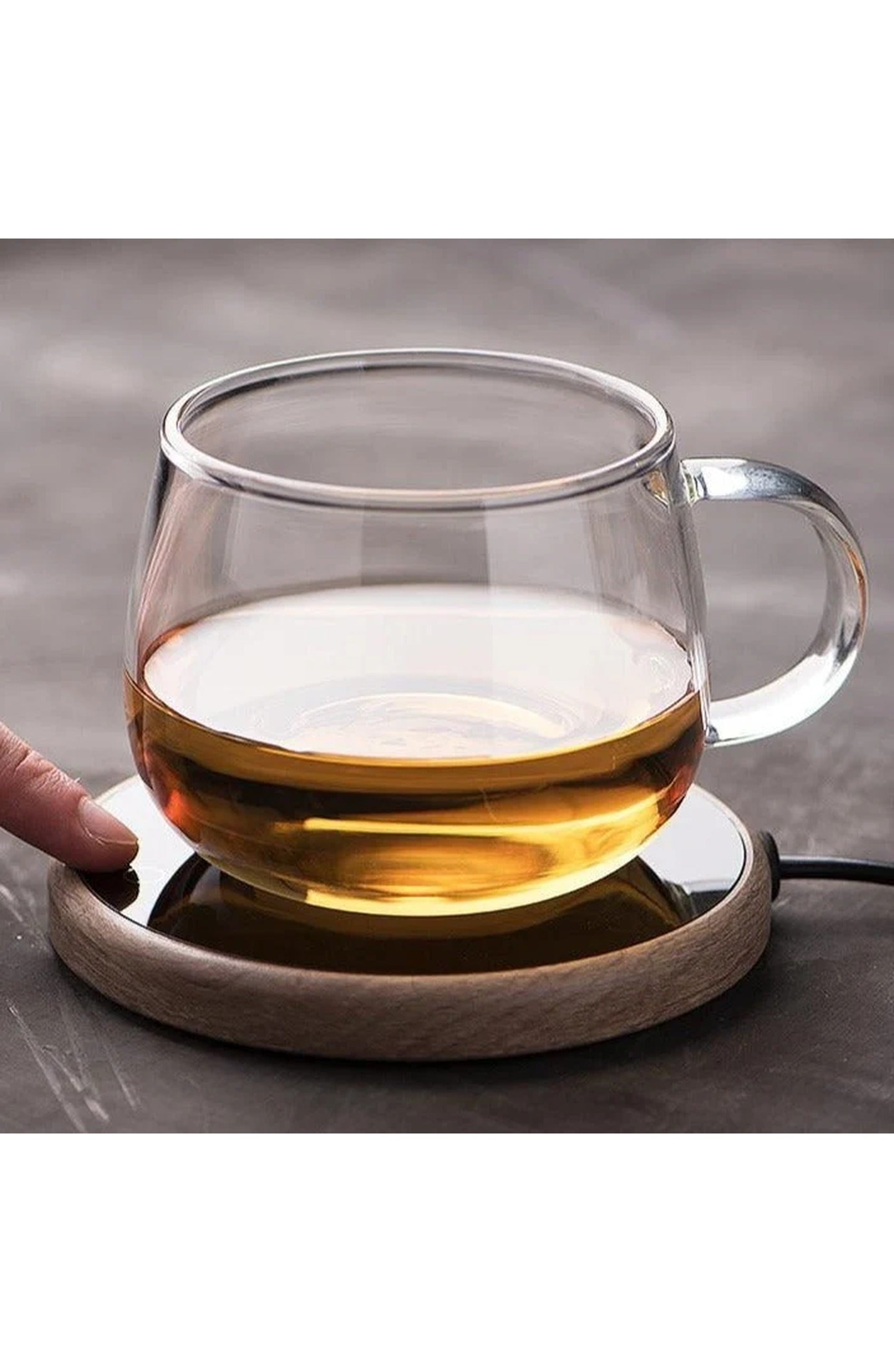 Electric Mug Warmer with Two Temperature Settings