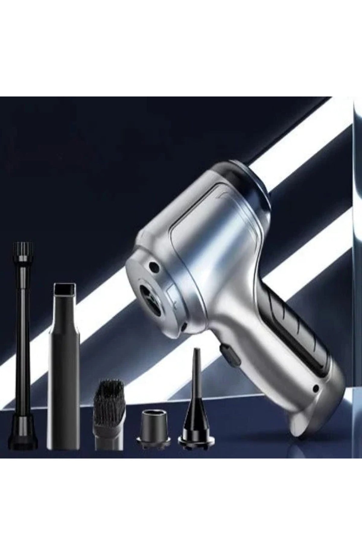 Cordless Car Vacuum with Blower and Nozzle Set