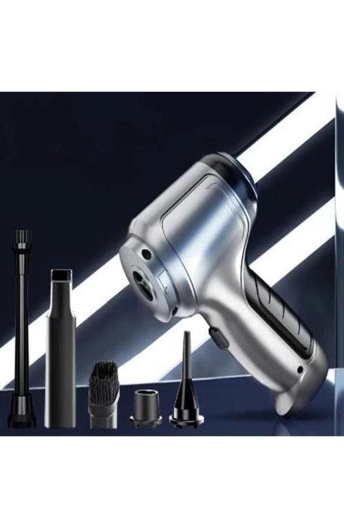 Cordless Car Vacuum with Blower and Nozzle Set