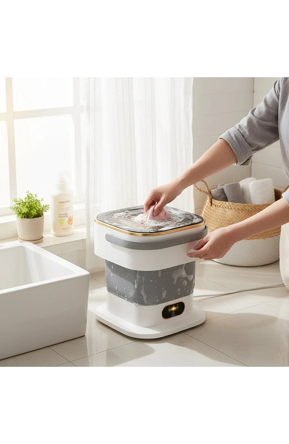 Foldable Mini Washing Machine for Small Loads
