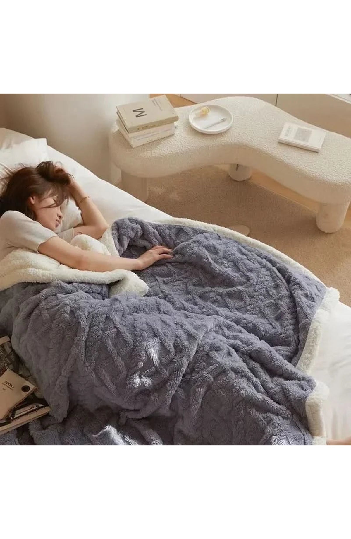 Reversible Fleece Winter Blanket