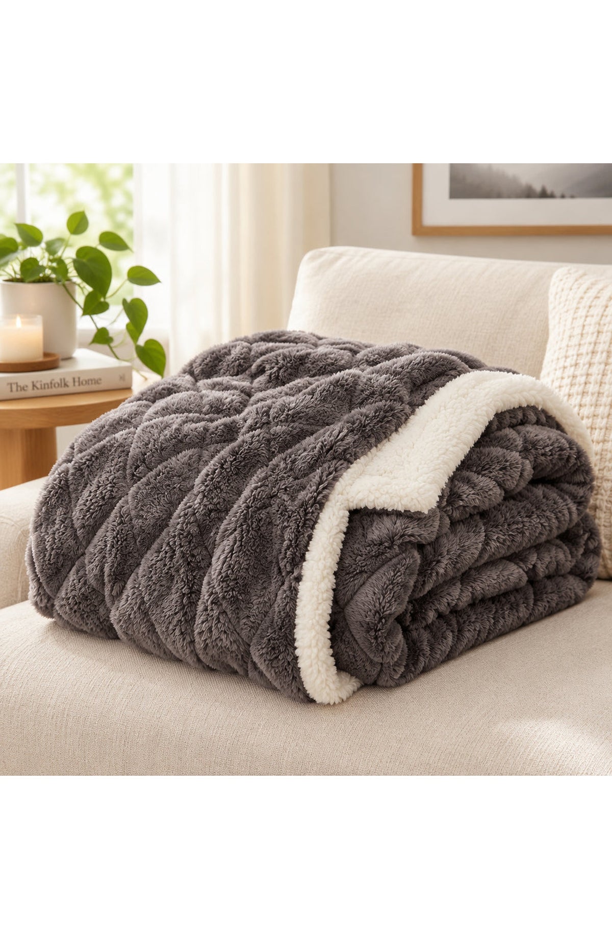Reversible Fleece Winter Blanket