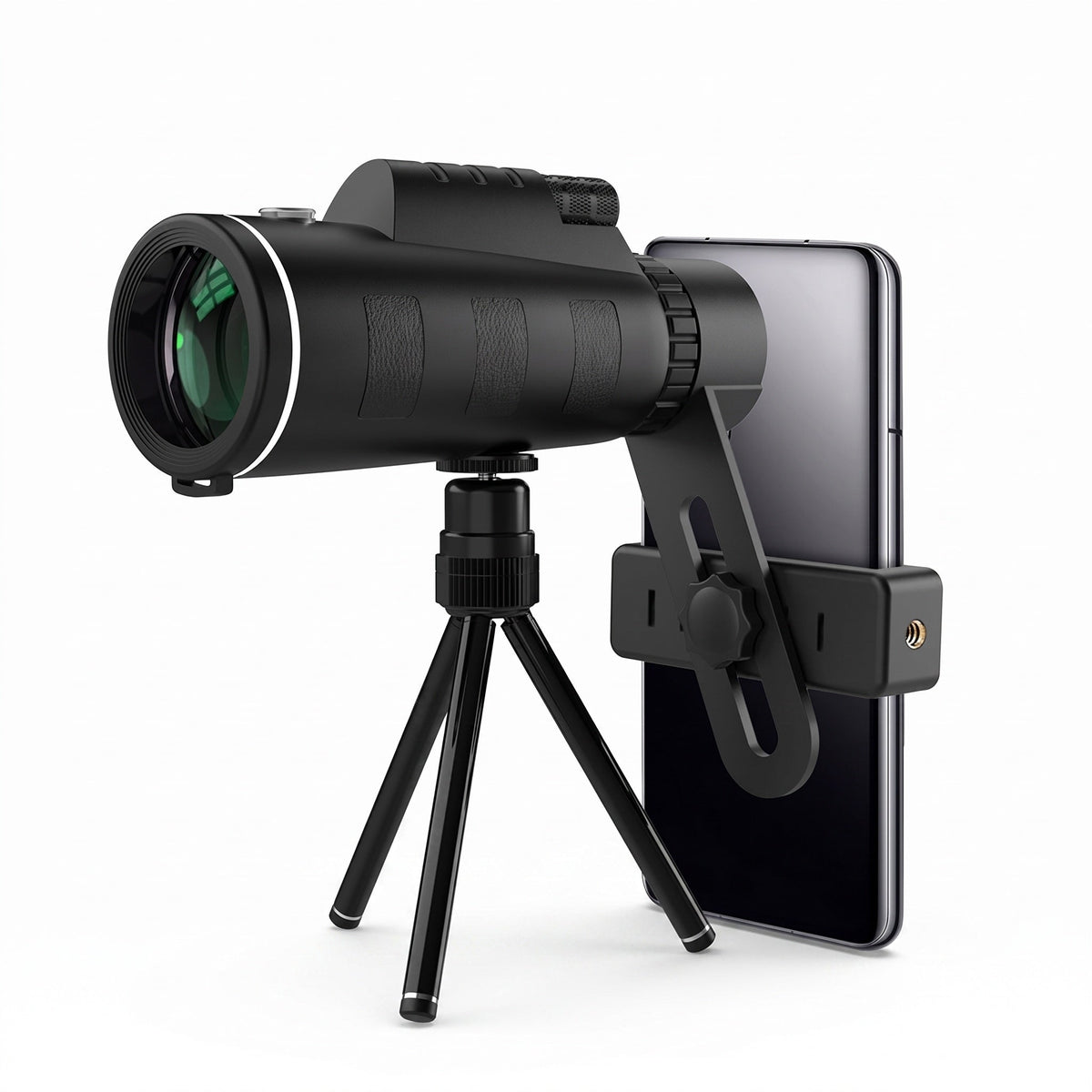 Portable Monocular Telescope with Phone Mount