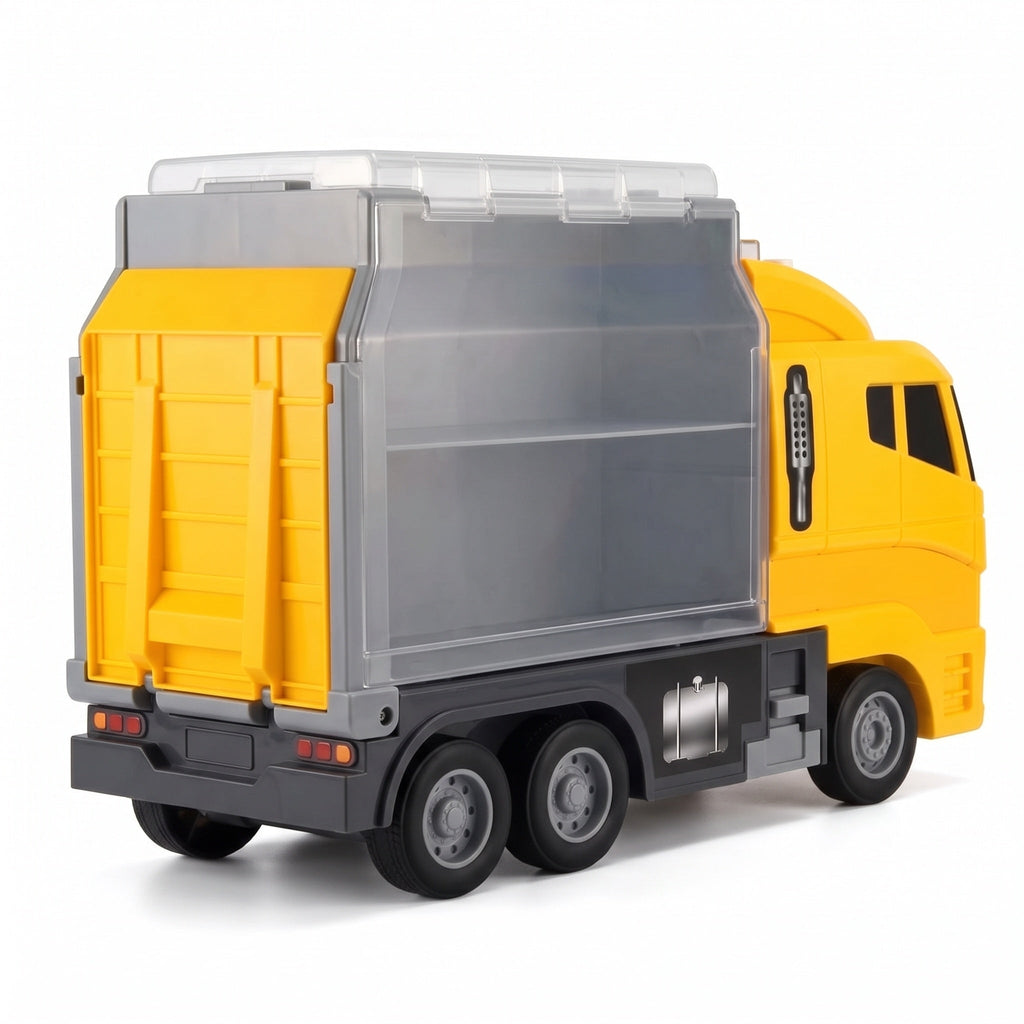Transporter Truck Toy with Six Construction Vehicles