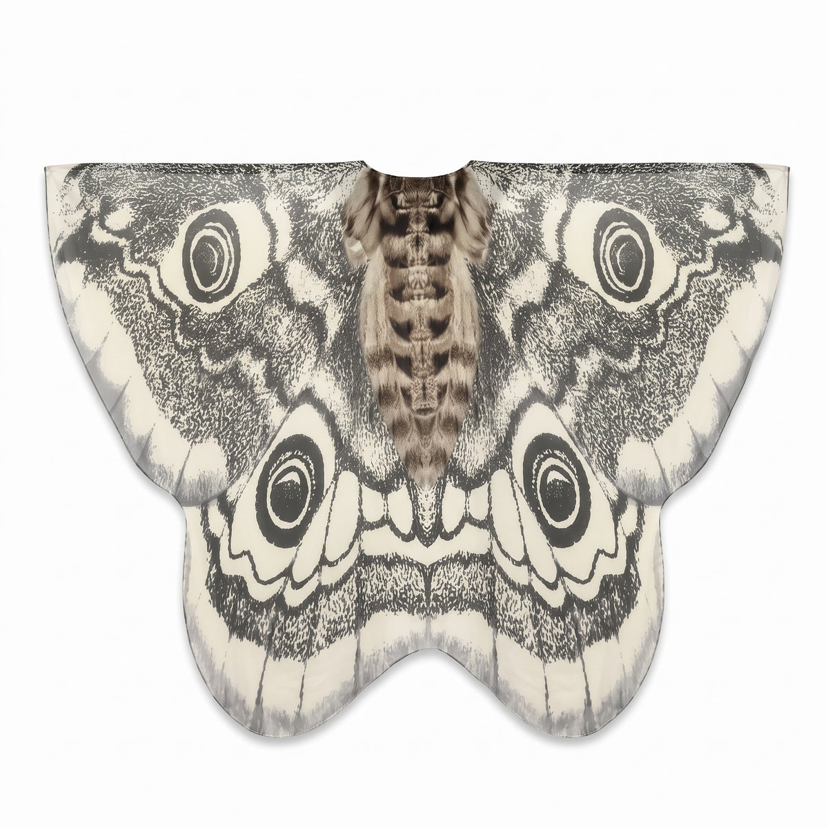 Moth Wing Chiffon Cape