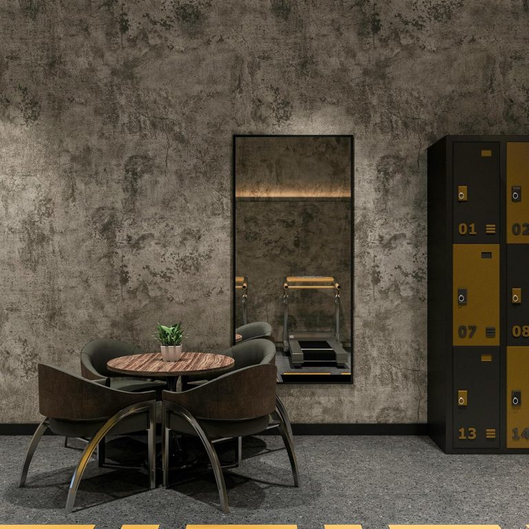 16″×1181″ Extra Thick Large Size Light Brown Grey Concrete Wallpaper Peel and Stick Industrial Brown Gray Concrete Contact Paper Removable Vinyl Cement Sticker for Office Room Bedroom Gym Walls